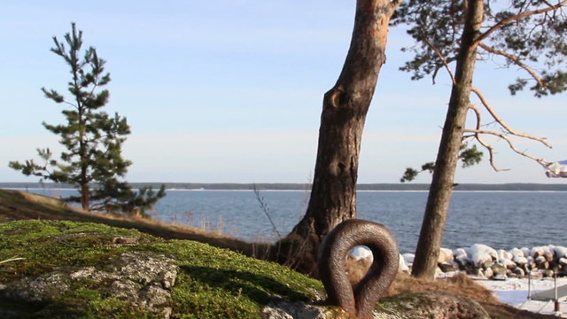 The hill near the seashore