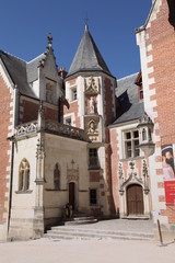 Fototapeta na wymiar Entrée: château de Clos Lucé.