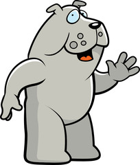 Bulldog Waving