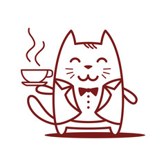 Character groom in a wedding suit