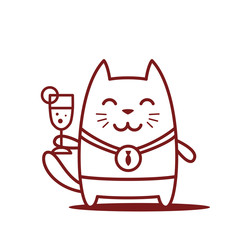 Character winner with a medal