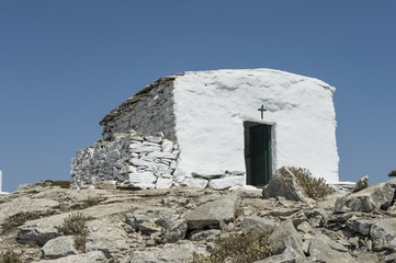 Bergkapelle auf Amorgos, Griechenland