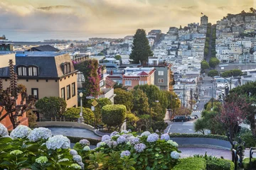 Zelfklevend Fotobehang early morning in San Francisco © MarekPhotoDesign.com