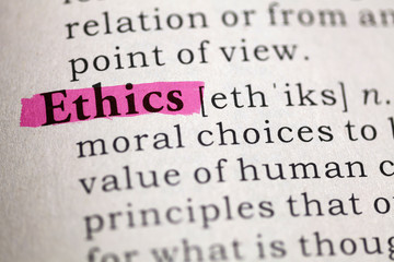 Naklejka premium Ethics