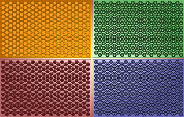 background of hexagons