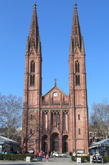 Wiesbaden, Bonifatiuskirche (März 2014)