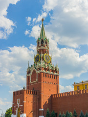 Fototapeta premium Spasskaya (Saviour) Tower of the Moscow Kremlin