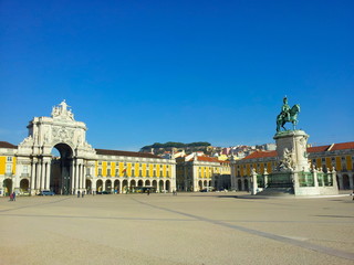 Fototapeta na wymiar Commerce Square Lisbon