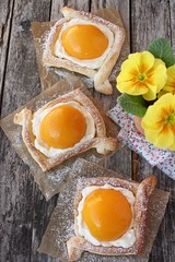 Puff pastry tarts. Eastern sweet 