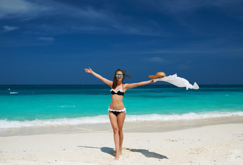Fototapeta premium Woman at beach