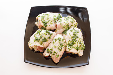 raw chicken legs
