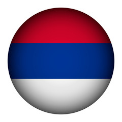 Serbia flag button.
