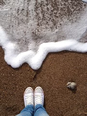 Foto op Canvas walk on the seaside © Dayzi