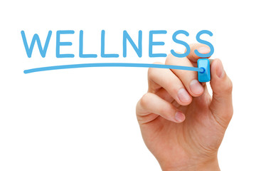 Fototapeta premium Wellness Blue Marker