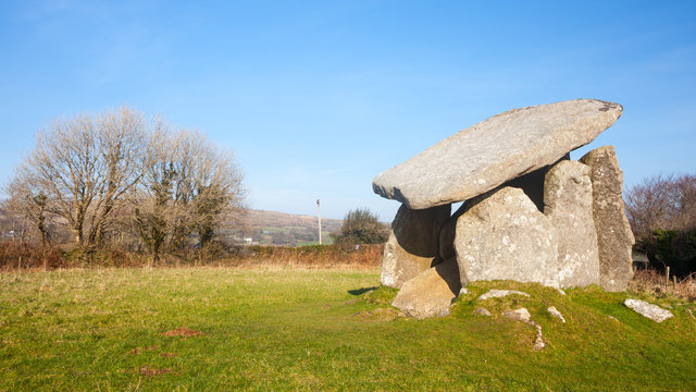 Trethevy Quoit Cornwall England