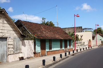 dans les rues de Carbet