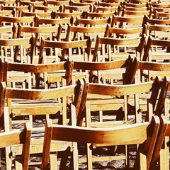 Empty chairs