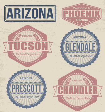 Arizona cities stamps
