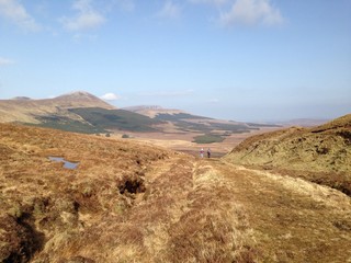 walkers in the mountains