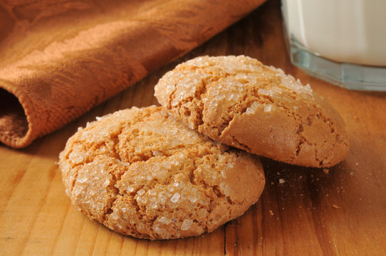 Almond Ginger Cookies