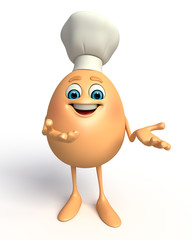 Happy Egg as chef