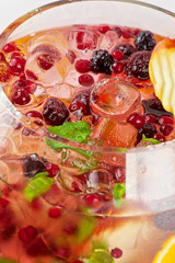 Berries and fruit cocktail
