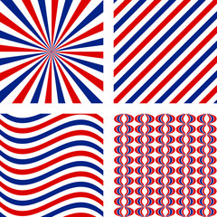 Fototapeta premium トリコロール パターン詰め