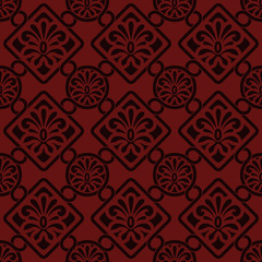 Vector seamless floral pattern, indian style