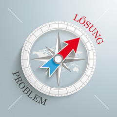 Compass Silver Background Solution Problem