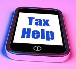 Tax Help On Phone Shows Taxation Advice Online