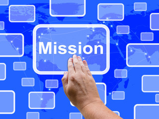 Mission Touch Screen Shows Strategy And Vision