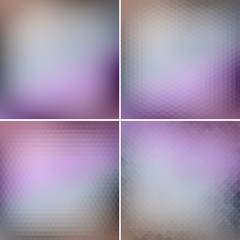 Obraz premium Retro colorful backgrounds collection