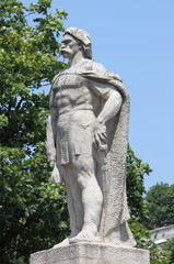 Obraz premium Statue of Gyorgy Dozsa in Budapest, Hungary