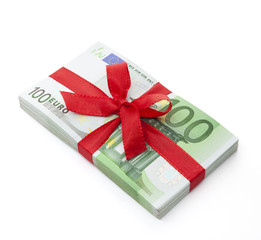 Gelbündel mit Schleife