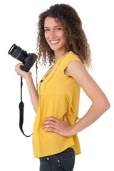 Portrait of a female photographer