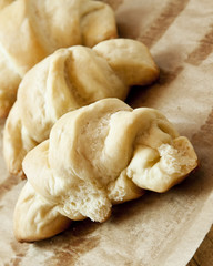 Fototapeta na wymiar Croissants Homemade