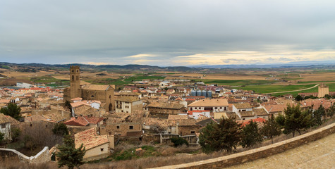Fototapeta na wymiar Panoramiczny z Artajona