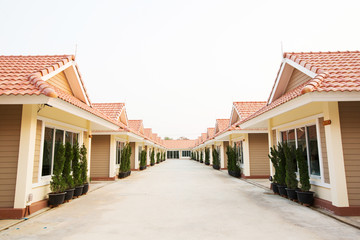 Houses in small village