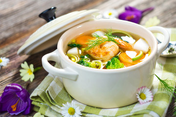 Shrimp soup