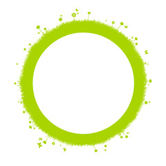 Grüne Wiese rund