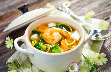 Shrimp soup
