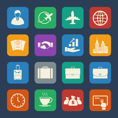 Business people Icons set.
