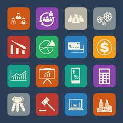 Business people Icons set.