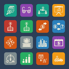 Business people Icons set.