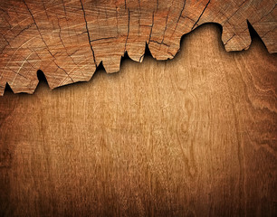 cracked wood board