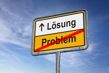 Obraz premium Lösung / Problem