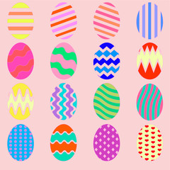 Easter eggs set