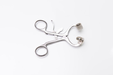 Dental tools in dental clinic