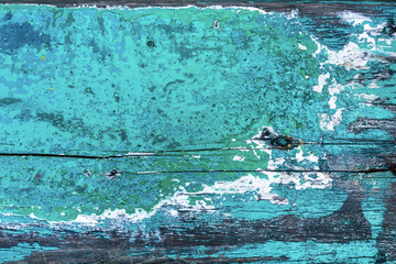 Colorful texture on wooden surface