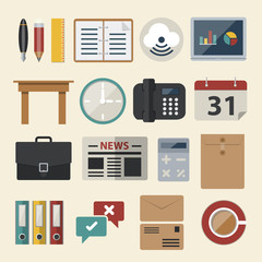 Business and Office Icons set